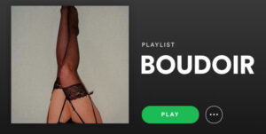 Belart-Picture - Préparation pour une séance boudoir, la musique